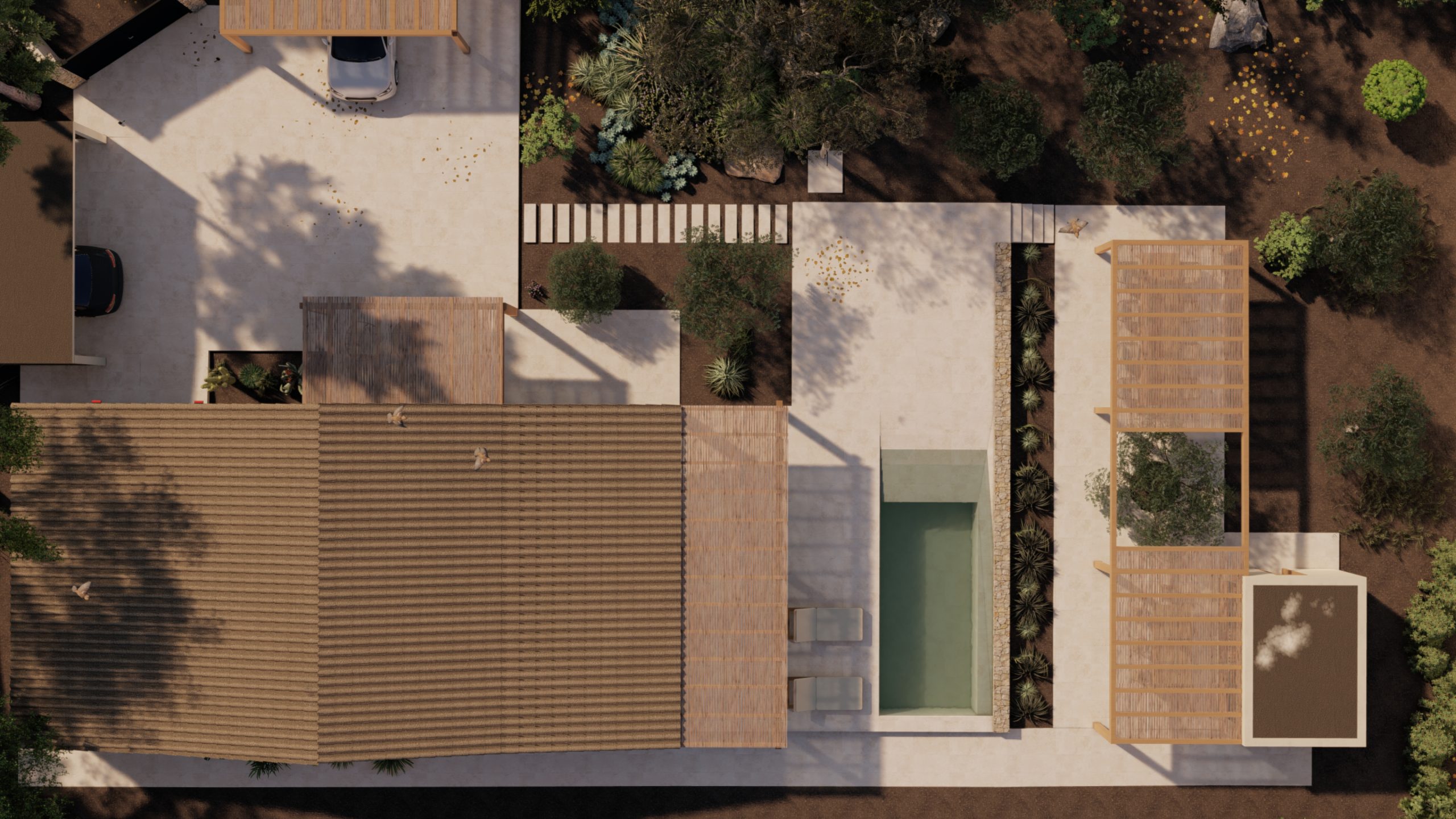 Render casa mediterranea alicante